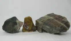 Grün-brauner Jasper Unterschiedliche Farb- Und Form-Spektren Per 1kg