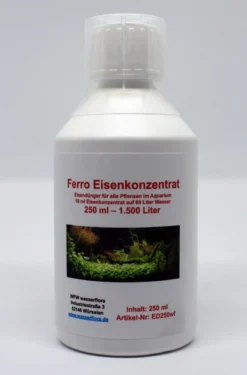 250 Ml Ferro Eisenkonzentrat / Eisendünger Für 1.500 Liter Wasser
